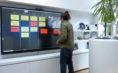Créer une salle de réunion high tech avec un écran interactif