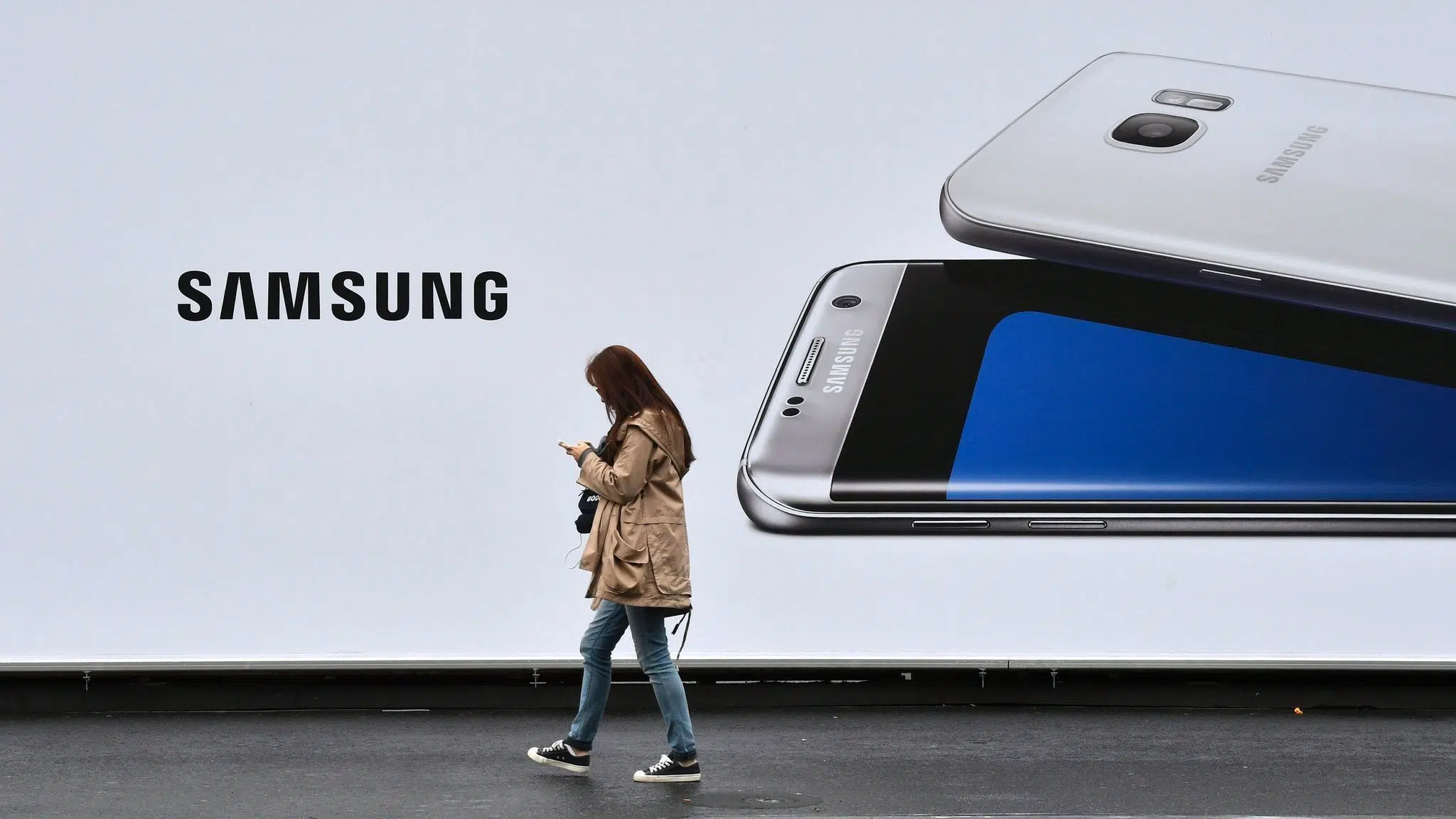 Une cliente de Samsung