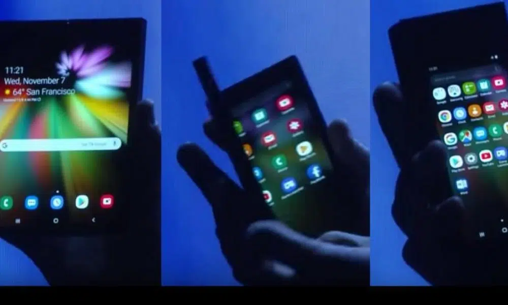 Annonce du nouveau téléphone pliable de Samsung